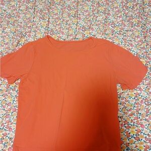 Classic Short Sleeve Tee in Bright Orange/coral